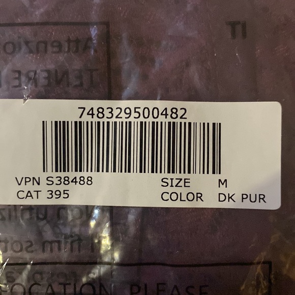 NWOT Colleen Lopez Dark Purple Open Shrug  Open Detail. HSN - Picture 6 of 6